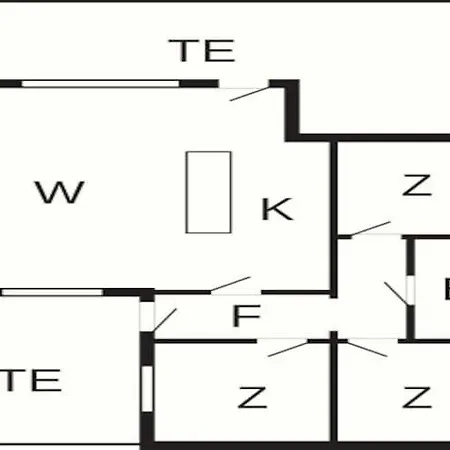 度假居 6 Person In Glesborg Bønnerup