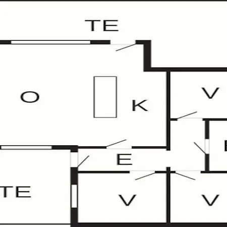 度假居 6 Person In Glesborg