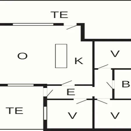בית נופש 6 Person In Glesborg Bønnerup